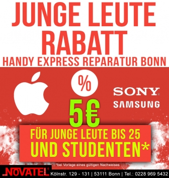 Novatel Handy und iPhone Express Reparatur Bonn