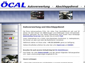 http://autoverwertung-oecal.de