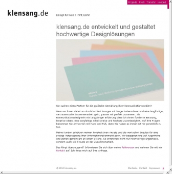 http://klensang.de