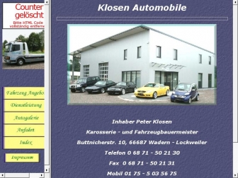 http://klosen-automobile.de