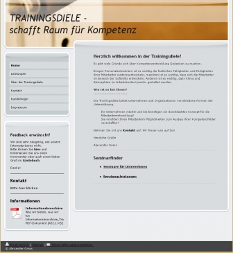 http://www.trainingsdiele.de/