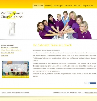 http://zahnaerztinluebeck.de